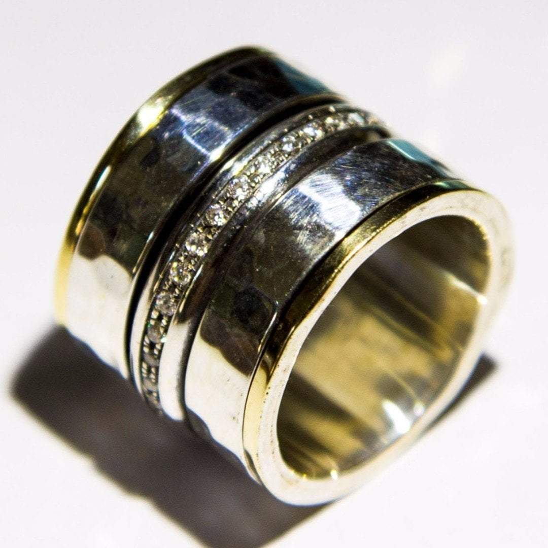 Bluenoemi Jewelry rings Woman spinner ring, Meditation ring , Christmas Gift