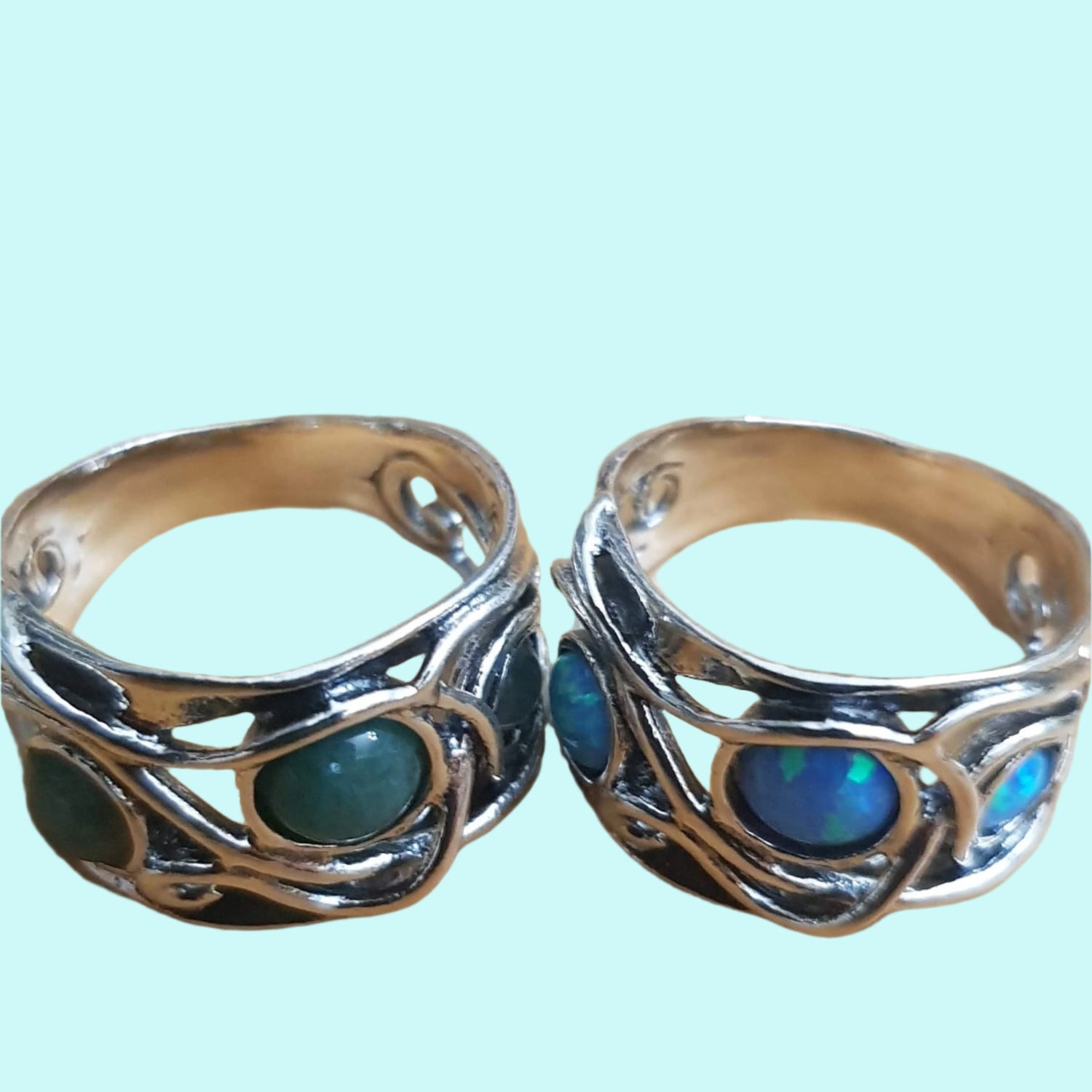 Bluenoemi Jewelry silver ring Bluenoemi rings from Israel. Sterling silver ring for woman. Set with gemstones.