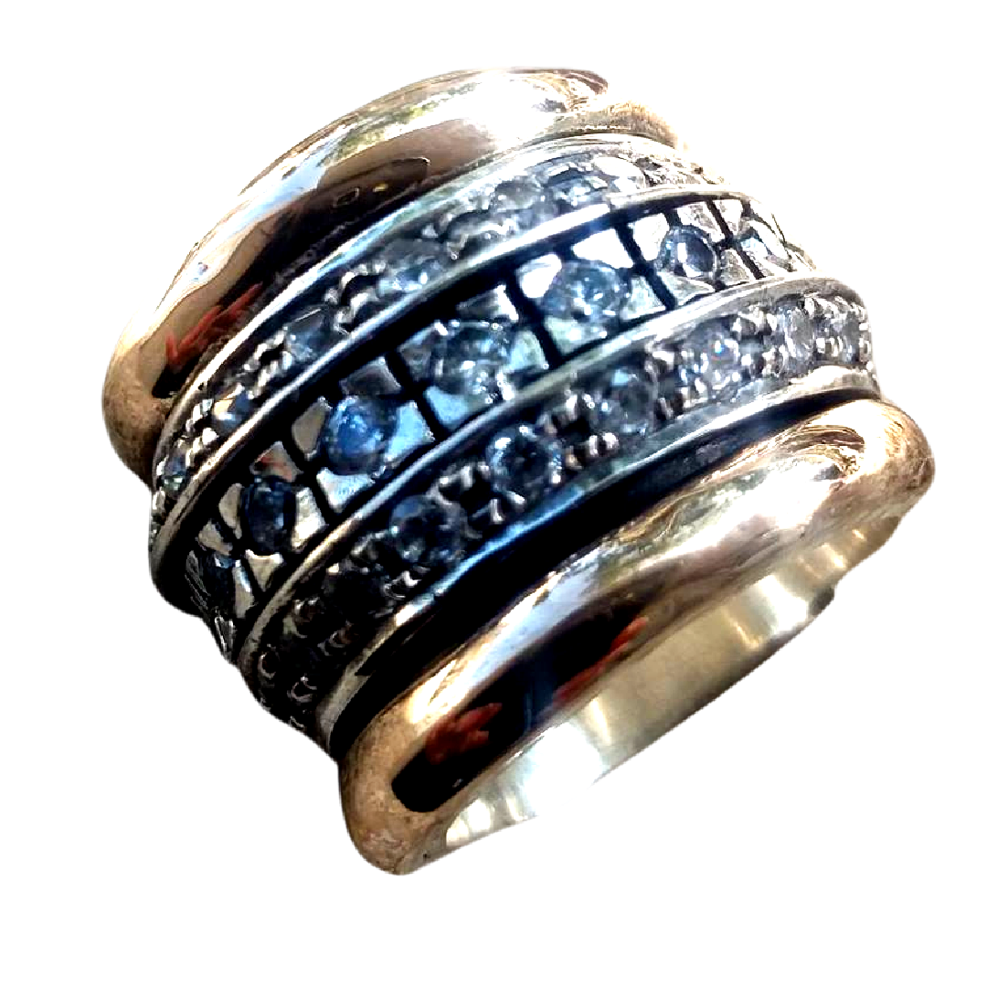 Womens spinner rings Bluenoemi Jewelry Spinner Rings