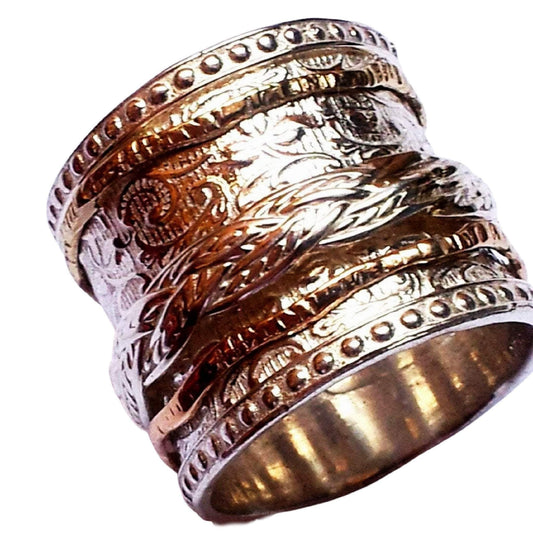 fidget rings for men spinner ring Israel ring.r Rings Celtic Spinner Ring for Woman Spinner Rings from Israel. Anxiety ring.