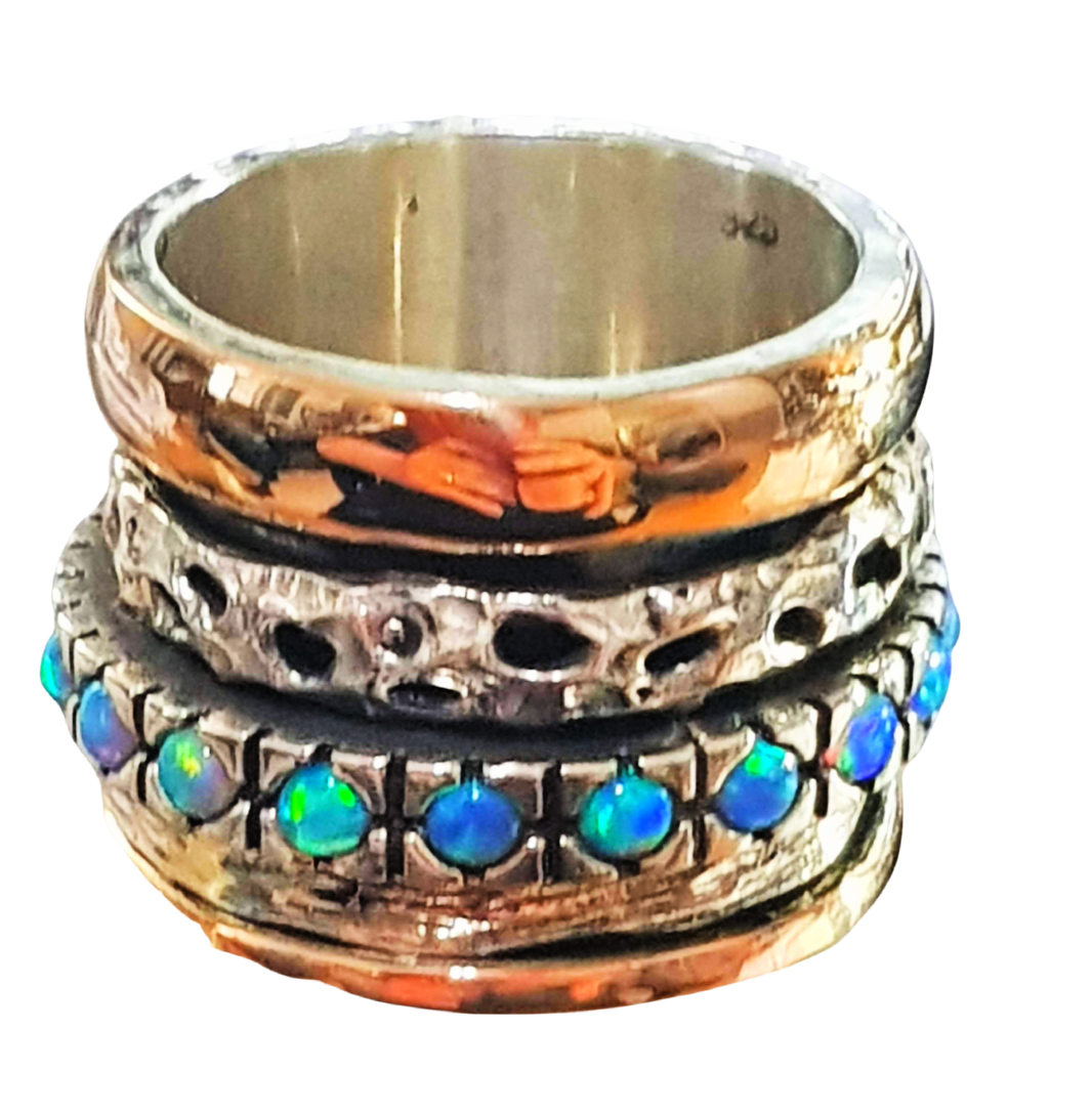 Israeli spinner rings Spinner Fidget Rings from Bluenoemi Israeli Jewelry Page 2 Bluenoemi