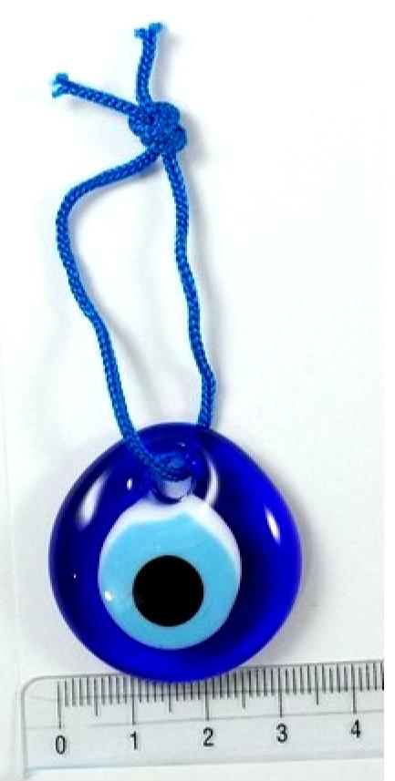 Bluenoemi Jewelry Wall hanging 3.5 cm Bluenoemi Blue Eye Glass Bead Souvenir for Protection Wall Hanging.