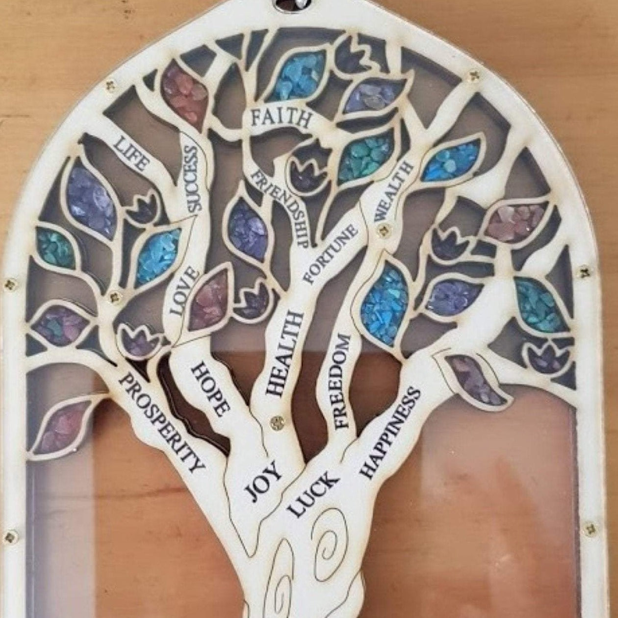 Bluenoemi Jewelry wall hanging Bluenoemi Tree of Life Blessings for Home Wall Hanging Farmhouse Design