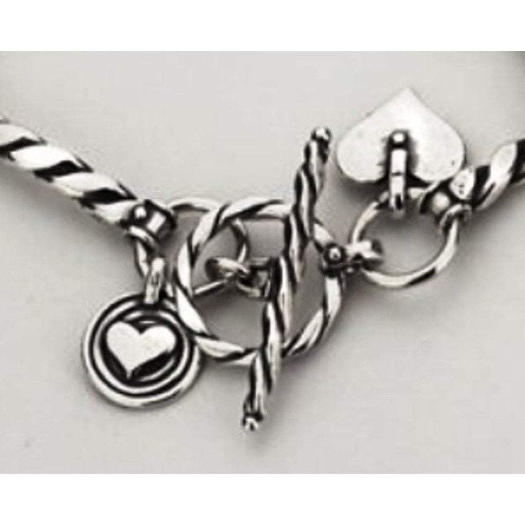 Bluenoemi - My Jewelry Bracelets Sterling Silver Charms Bracelets , hearts bracelet , Boho Hippie jewelry