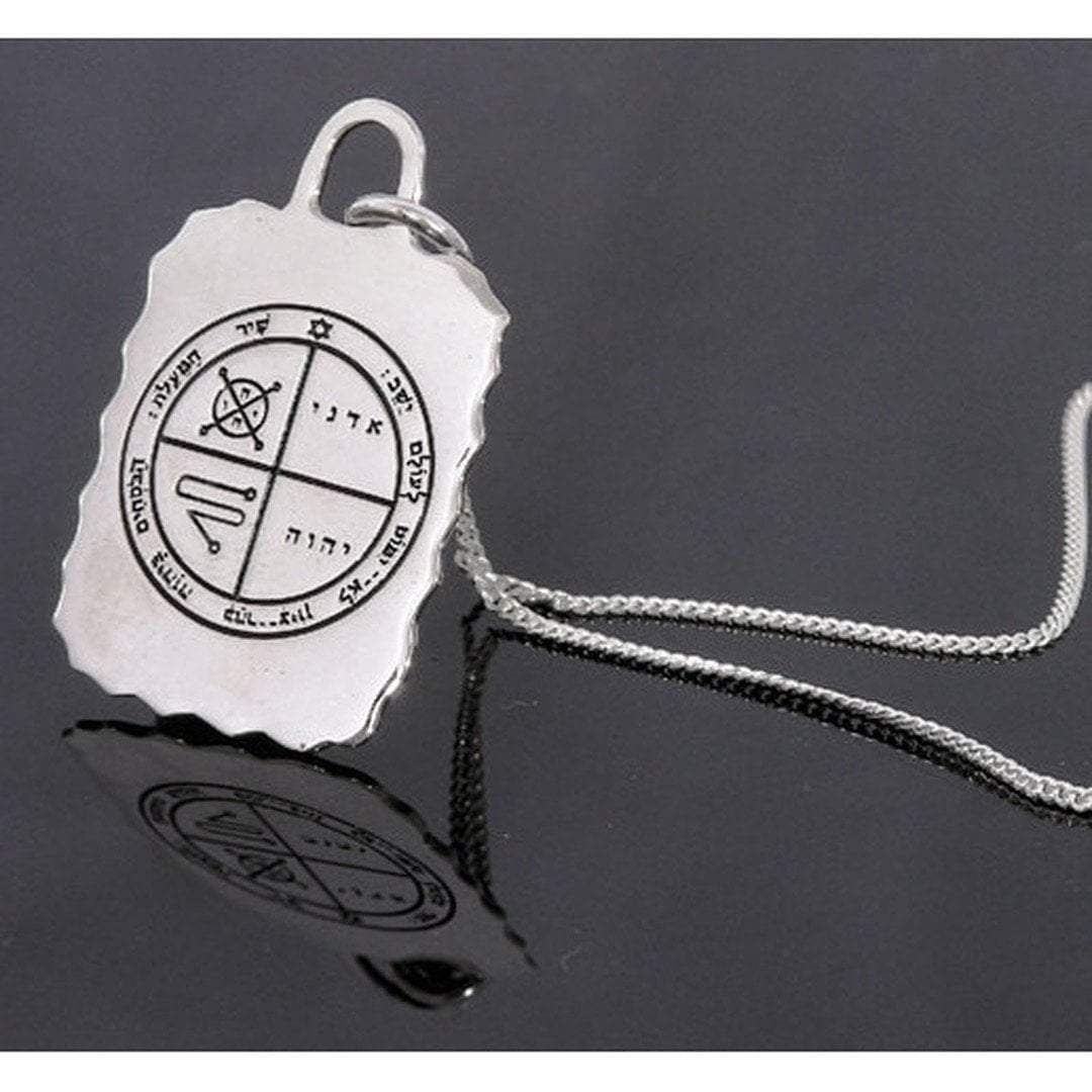 Bluenoemi Necklaces & Pendants silver Sterling Silver necklace for Woman, Kabbalah  Evil Eye Solomon Seal