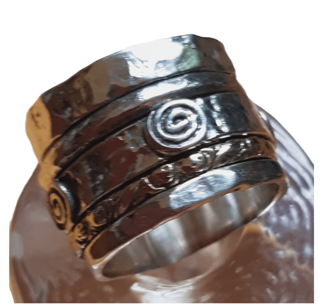 Bluenoemi Rings Bluenoemi Israeli spinner ring. Glamorous Meditation spinning ring.
