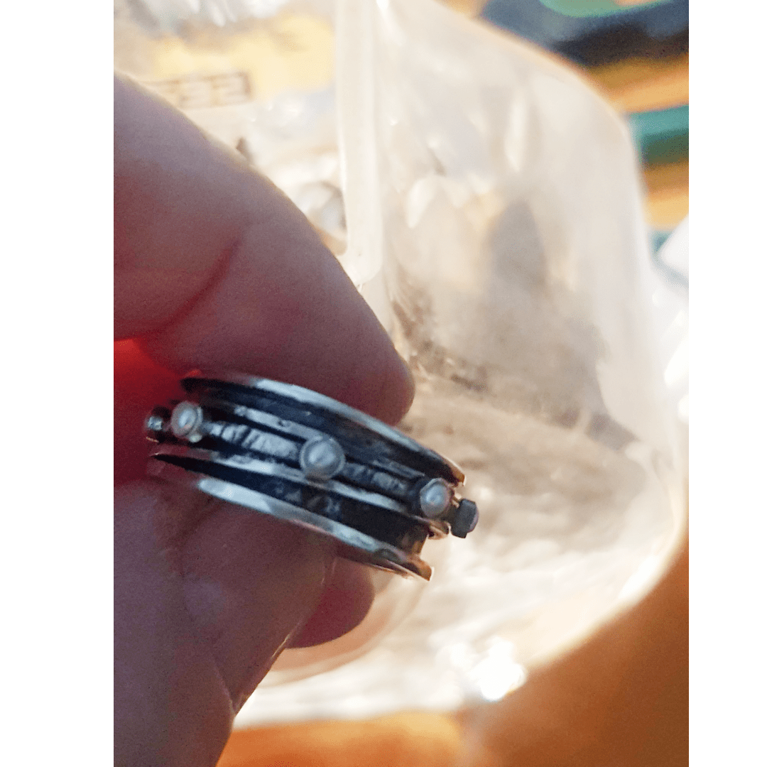 Bluenoemi Spinner Rings Fidget rings women made in Israel rsterling silver