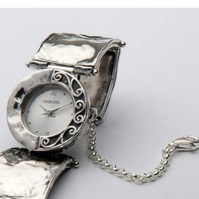 Bluenoemi Watches silver Silver Watch Handcrafted Sterling Silver 925 Wrist Bracelet Watch Japanese Myota