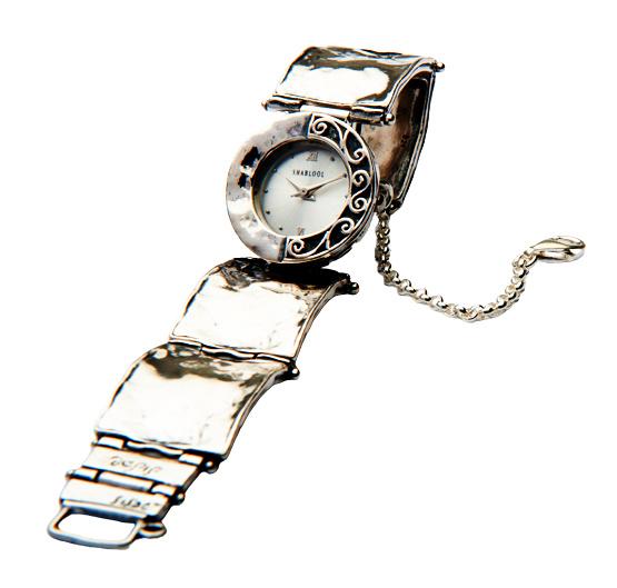 Bluenoemi Watches silver Sterling Silver 925 Watch Handcrafted Wrist Bracelet Watch for Woman with a Japanese Myota Movement.