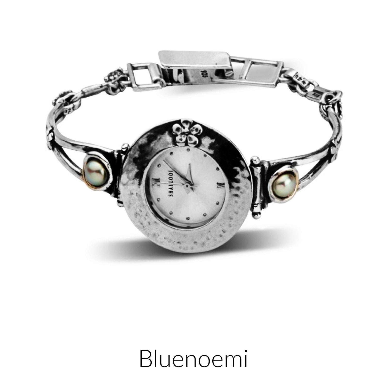 Bluenoemi Watches silver Sterling Silver and a Pearl Watch for Woman Handcrafted Watches Japanese Myota NEW