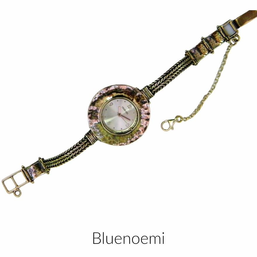 Bluenoemi Watches silver Sterling Silver Watch for Woman Handcrafted Watches Japanese Myota NEW